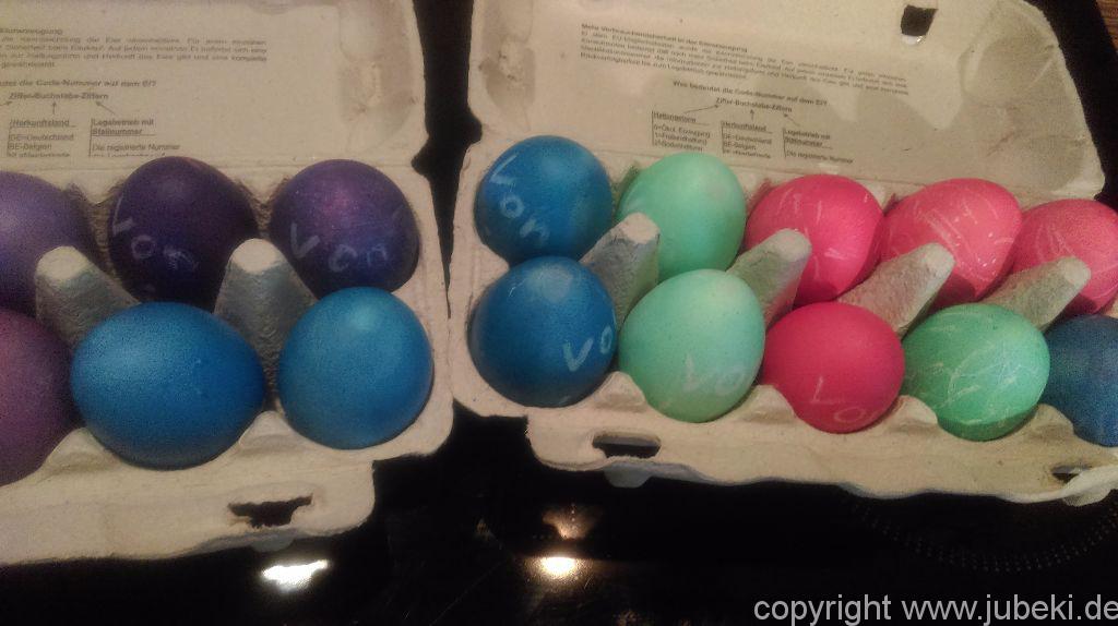 Eier färben