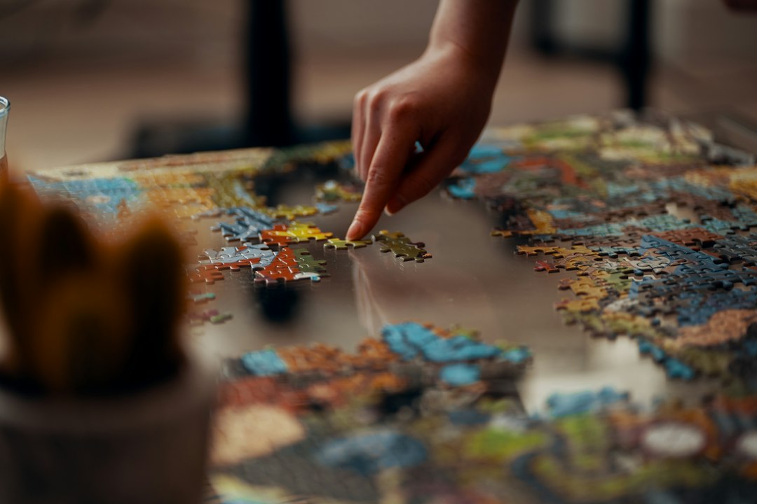 Puzzle als Idee für einen Familienabend